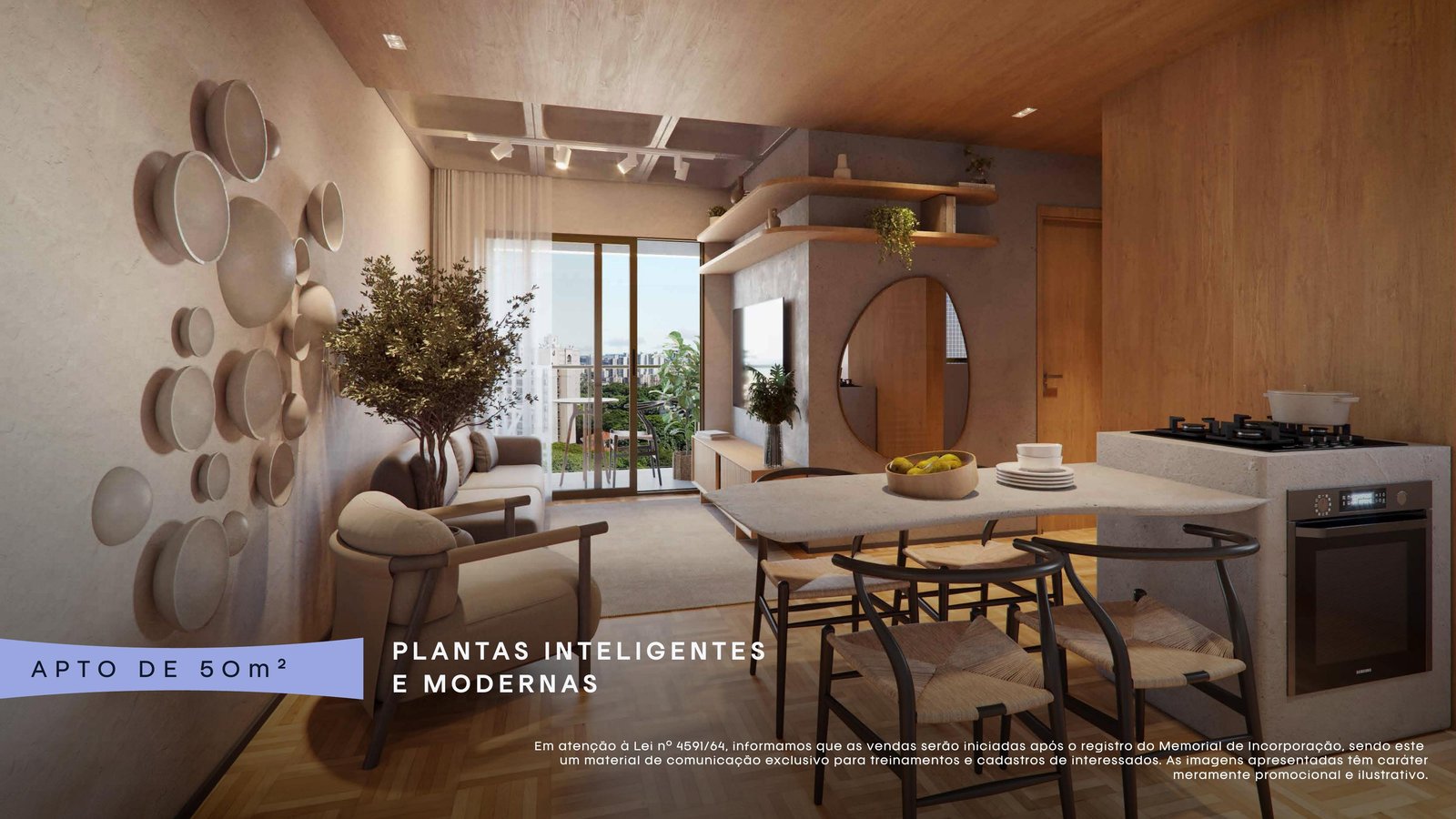 Apartamento 2 quartos 50 m²