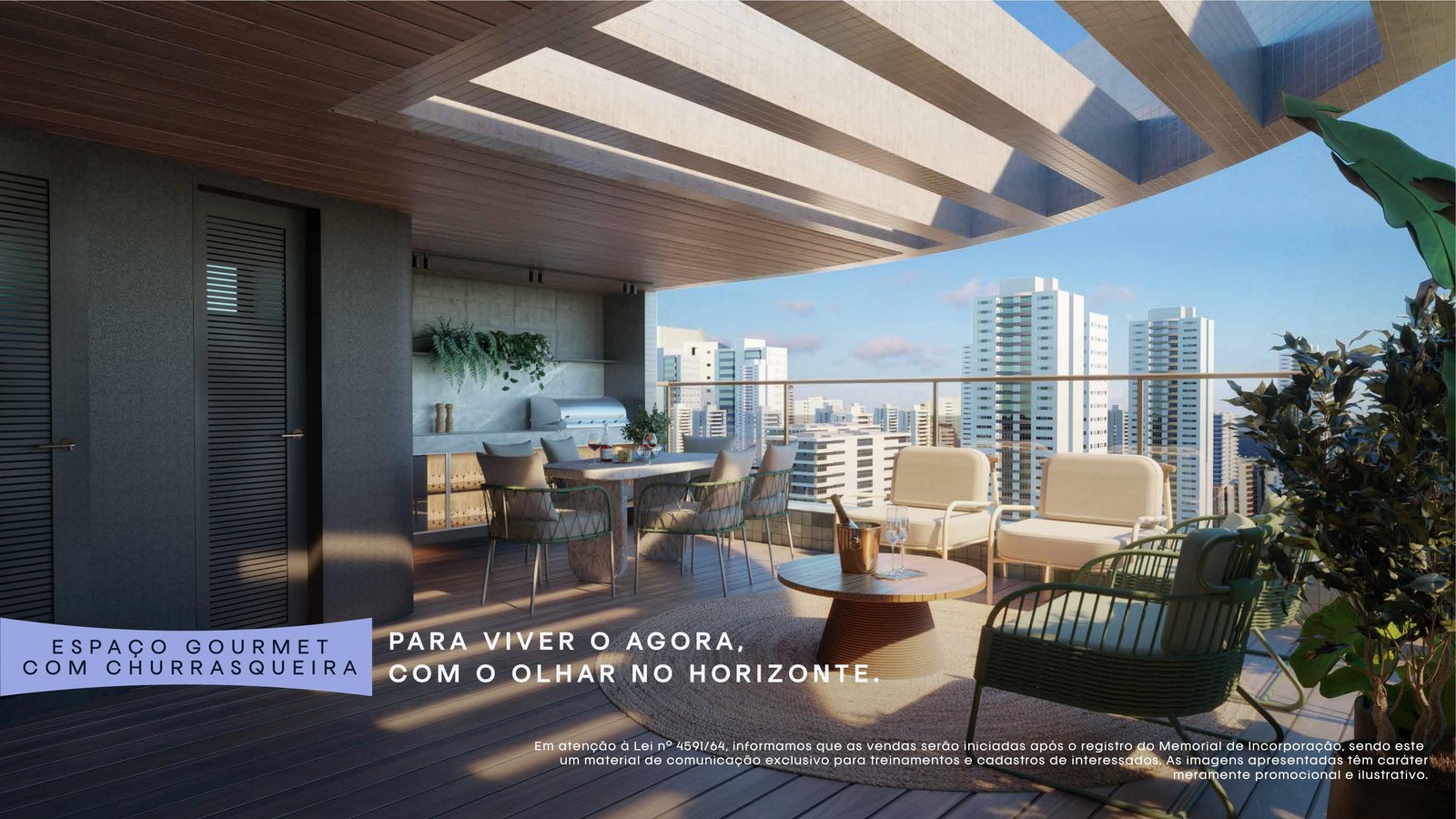 Rooftop com churrasqueira